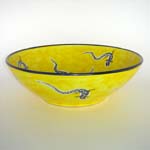 Decor: LZY001 Lizards on Yellow